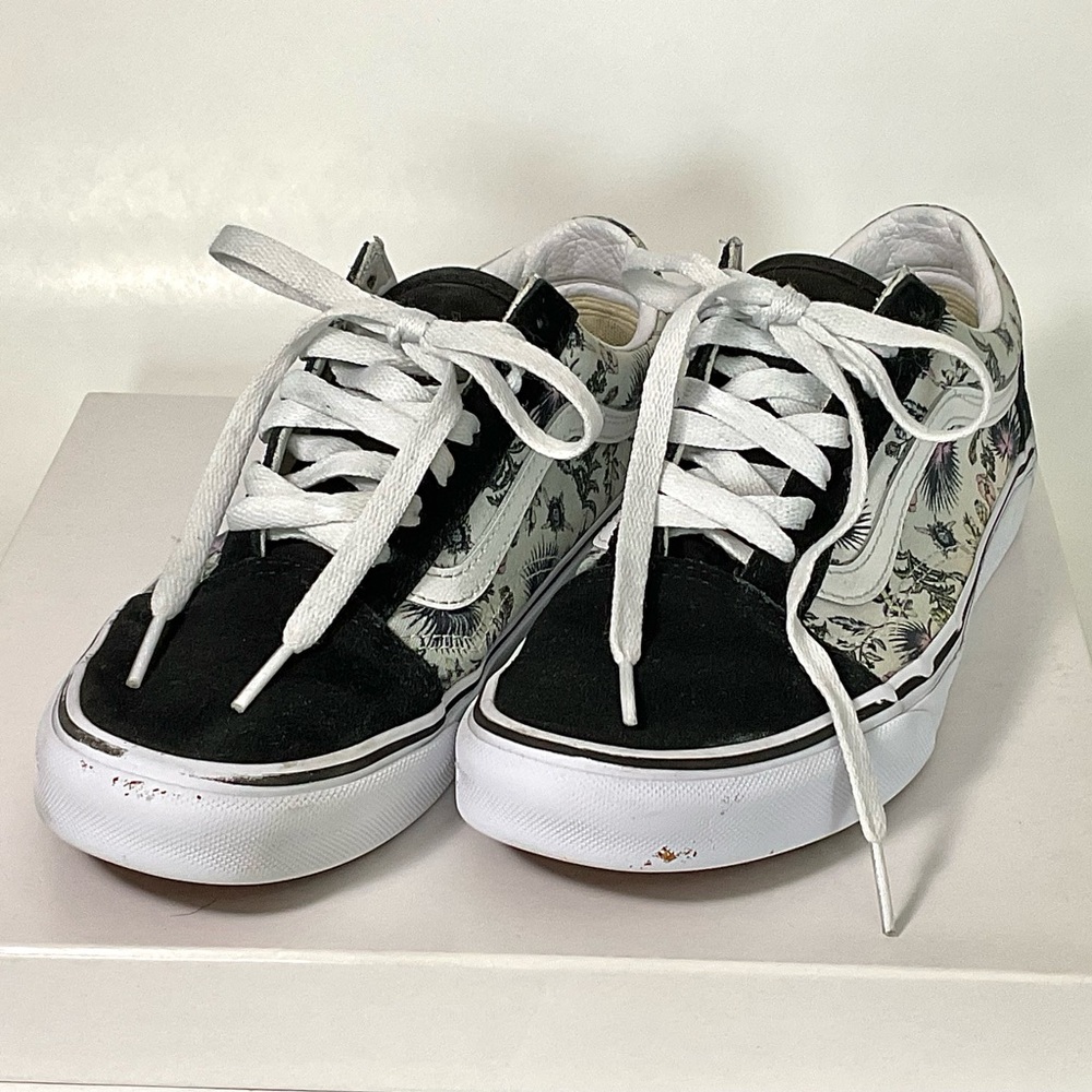 Vans Black and White Sneakers
